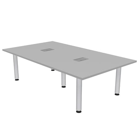 Skutchi Designs 47.25 in W, 84 in L, 29 in H, Engineered Wood Top, Grey H-REC-4884-PT-01-EL